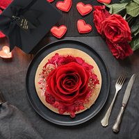 Coeur Boîte Réel Floraison Préservé Rose Babybreath Hortensia Pour Fleur Préservée Saint Valentin Fête Des Mères
