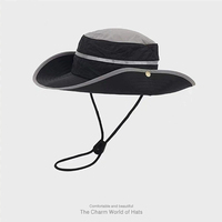 Chapeau Bob Unisexe Landfond Tendance Décontractée Séchage Rapide Imperméable Protection Solaire pour Randonnée et Voyage