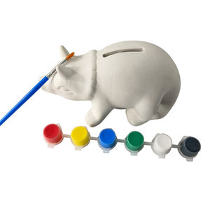 Tirelire en céramique la plus populaire, peinture acrylique, figurines d'animaux, moules en plâtre et en gypse pour la coloration des enfants, pour les enfants unisexes de 5 à 7 ans - Product Image 4