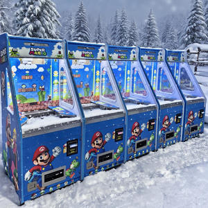 เครื่องเกมหยอดเหรียญแบบใหม่ ดีไซน์ใหม่ คุณภาพสูง คลาสสิก พร้อมช่องรับธนบัตร เครื่องหยอดเหรียญแบบกด - Product Image 6