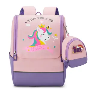 New Cartoon Children's Backpack Kindergarten Primary School Bag Space Series Lightweight and Burden-Reducing School Bag
