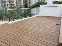 Résistant à l'eau Medoo Co-Extrusion Extérieur WPC Matériel Bois Plastique Composite Decking Board