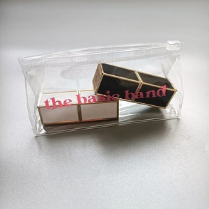 Bolsa de PVC Transparente con Cierre Deslizante y Logotipo Personalizado, para Cosméticos, Cuidado de la Piel, Joyería, Bolsa con Cierre Hermético - Product Image 3