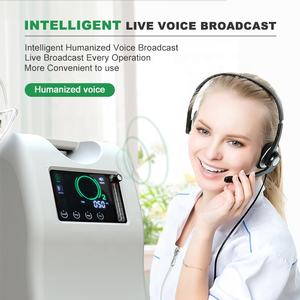 רעש נמוך באיכות גבוהה גדול LCD תצוגת 10L גדול זרימת חמצן רפואי רכז עם CE לאשר - Product Image 4