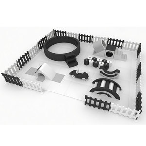 Juguete de Madera Negro de Primera Calidad para Niños, Modelo TG1204, con Capacidad para 100-500 kg, para >10 Pasajeros, para Uso en Interiores - Product Image 1