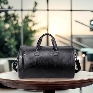<span class=keywords><strong>Bolsa</strong></span> de traje de cuero PU de estilo retro al por mayor para zapatos plegables de <span class=keywords><strong>viaje</strong></span> de negocios con equipaje de mano - Product Image 6