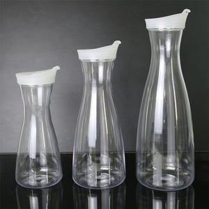 Bouteille <span class=keywords><strong>d</strong></span>'<span class=keywords><strong>eau</strong></span> à jus en plastique 1L <span class=keywords><strong>Carafe</strong></span> transparente sans BPA avec couvercle <span class=keywords><strong>Carafe</strong></span> à boisson en plastique - Product Image 6