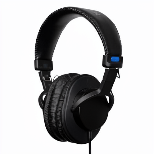 For MDR-7506 Over-Ear Closed-Back Studio Monitor Headphones Wired 10Hz 20kHz Frequency Range Active Noise Cancellation 63 Ohm