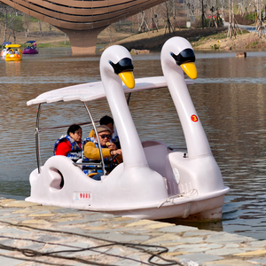 Bote Eléctrico Swan <span class=keywords><strong>Boat</strong></span> 2026 con Diseño Estable, Función de Compartilhamento, Equipo de Juegos Acuáticos, Bote Turístico para Parques Urbanos y Actividades al Aire Libre - Product Image 5