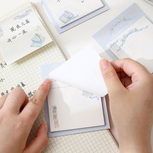HengXin Custom Sticky Note Kawaii Stationery Good Quality Memo Pad With Sticky Cute School Supplies - Product Image 1
