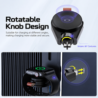 Chargeur portable SIKAI pour Apple Watch Series SE Ultra, adaptateur magnétique 5W, prise USB-C rotative, double entrée, cordon de transport
