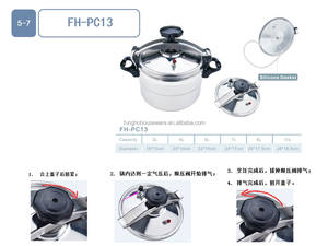 Mini olla a presión <span class=keywords><strong>de</strong></span> aluminio <span class=keywords><strong>de</strong></span> 3L con bloqueo <span class=keywords><strong>de</strong></span> súper seguridad, compatible con todos los tipos <span class=keywords><strong>de</strong></span> encimeras - Product Image 3