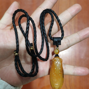 DIY jewelry accessories, 3mm soft cowhide <b>rope</b>, necklace/bracelet leather <b>rope</b> wholesale, handmade beading material, braided - Product Image 3