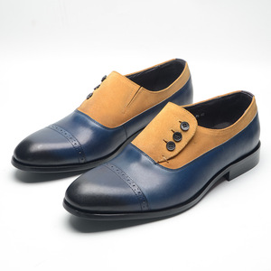 Nuevo Modelo 2026, Zapatos de Hombre de Alta Calidad, Simples, de Nubuck con Parches de Cuero Vacuno en Capas, Casuales y de Lujo - Product Image 6