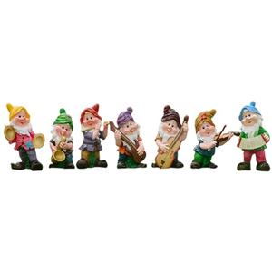 Moules en fibre de verre pour sculptures de Blanche-Neige et les Sept Nains, vente de moules pour statues de jardin, moules pour statues en résine de dessins animés - Product Image 3