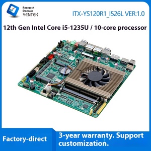 Bo mạch chủ điều khiển công nghiệp I5-1235U thế hệ thứ 12 Mini ITX tất cả trong một máy tính để bàn 4G DDR4 mạng kép Chipset <span class=keywords><strong>Intel</strong></span> - Product Image 2