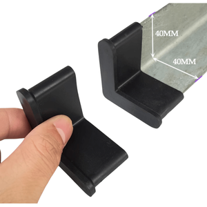 Tùy chỉnh cao su feets <span class=keywords><strong>L</strong></span> hình dạng PVC <span class=keywords><strong>End</strong></span> mũ chống trượt chân bao gồm cho kệ chân - Product Image 3