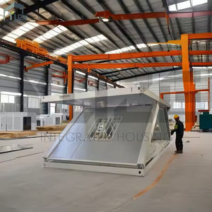 <span class=keywords><strong>Casa</strong></span> Prefabricada Estilo moderno Material <span class=keywords><strong>de</strong></span> acero Standness Espesor Z Fold Container House con dormitorio - Product Image 4