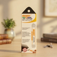 JAKEMY JM-OP08 Argent Certifié CE Outil d'ouverture SMA en alliage d'aluminium, design fin, étanche, pour réparation d'écrans de téléphones et tablettes