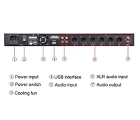 Meilleur prix processeur audio professionnel dsp-3200 interface audio effet audio pour la fête sur scène