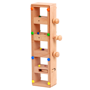 Gioco Educativo in Legno con Labirinto e Perline per Bambini, Sfida di Intelligenza con Pulsanti per Stimolare il Cervello - Product Image 5