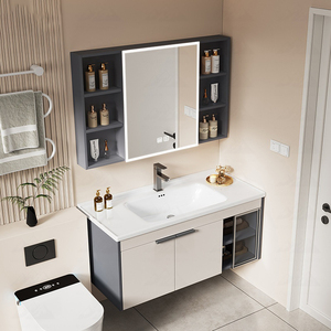 Lavabo Wayon para el hogar, gabinete combinado, gabinete de baño, lavabo integrado de cerámica - Product Image 3