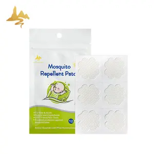 Offer Disposable 12Patches Non-woven Fabric Nature Herbal Kids Mosquito Repellent Patch For Farm Ant