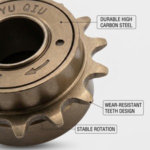 Ruota Libera Monovelocità 12T 14T per Bici Elettrica e Bici Pieghevole, Parti di Modifica, Pignone in Acciaio ad Alto Tenore di Carbonio - Product Image 3