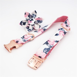 Hondenstropdas met bijpassende riem, honden- en kattenhalsband met metalen gesp voor P - Product Image 3