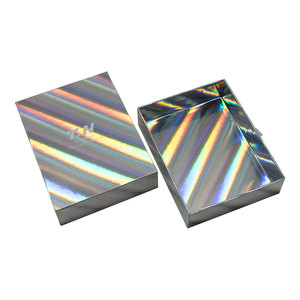 Luxury Laser Beauty Cosmetics Gift Packaging <b>Box</b> Custom Logo Rigid Cardboard Sliding Drawer Sponge Lining for Nail Polish Oil - Product Image 4