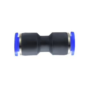 Connecteur rapide de tuyau d'air en PU <span class=keywords><strong>joint</strong></span> bout à bout en plastique droit pneumatique pour raccords 4/5/6/8/10/12/14/16 - Product Image 1