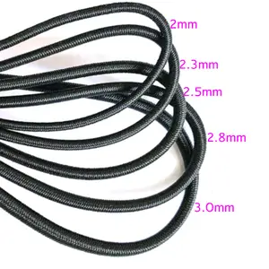 Цветной мягкий эластичный шнур YYX, Круглый эластичный шнур 2 мм 2,5 мм 3 мм