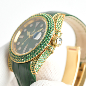 Montre de plongée de luxe pour homme, 40 mm, acier inoxydable, cristal saphir, mouvement mécanique, étanche à 100 bars, super résistante, vision nocturne - Product Image 3