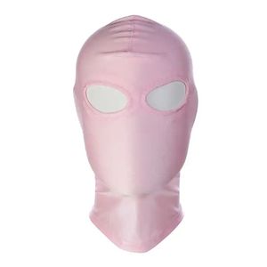 Black Wolf <span class=keywords><strong>SM</strong></span> Jeux pour adultes, casque de jeu, yeux ouverts, bouche réglable, unisexe, en spandex, bondage, capuche en <span class=keywords><strong>latex</strong></span> avec bandeau inclus - Product Image 1
