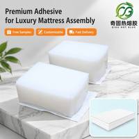 Colle thermofusible solide en caoutchouc synthétique blanc laiteux SBC, colle sensible à la pression pour l'emballage, la literie, les meubles, les matelas, les canapés Qigu