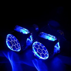Đèn pha ô tô mini DEAO Hot Bi-xenon <span class=keywords><strong>HID</strong></span> <span class=keywords><strong>Projector</strong></span>, thấu kính tổ ong, lắp đặt thay thế, màu xanh dương, 2.5 inch, loại phổ thông, bộ H1 - Product Image 6