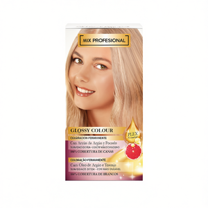 ชุดย้อมผมถาวรสีเงางามระดับมืออาชีพ ผสมน้ำมันอาร์แกนและส้มโอ ปิดผมขาวได้ 100% - Product Image 3