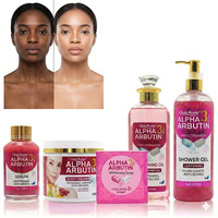 Ensemble éclaircissant Gluta Master Arbutin 3 Plus avec collagène, éclaircit les taches brunes, atténue l'hyperpigmentation, unifie le teint, ensemble beauté