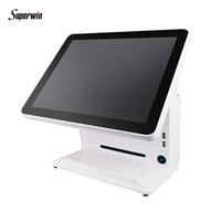 Machine de caisse tout-en-un pour ordinateur de bureau, caisse enregistreuse, avec scanner imprimante de tickets de 58mm/80mm, point de vente