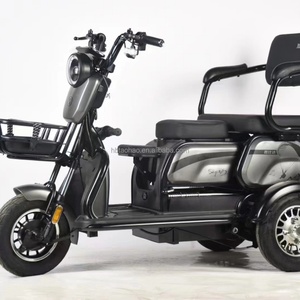 3-Wheel <b>Foldable</b> Open Body Electric Tricycle for Adults with Brushless Motor 50-70km Range China-Made Power <b>Mobility</b> <b>Scooter</b> - Product Image 6