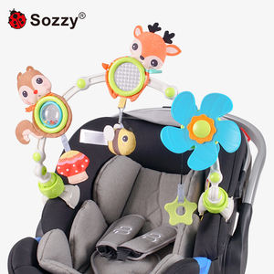 Jouets sensoriels personnalisés Sozzy en forme d'éléphant <span class=keywords><strong>pour</strong></span> bébé, jouets suspendus <span class=keywords><strong>pour</strong></span> lit <span class=keywords><strong>de</strong></span> bébé, jouets d'<span class=keywords><strong>arche</strong></span> d'activités musicales doux <span class=keywords><strong>pour</strong></span> berceau, lit d'enfant, <span class=keywords><strong>poussette</strong></span>, jouets sensoriels apaisants - Product Image 2