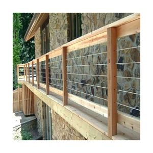 Açık Villa hastane balkon merdiven merdiven için paslanmaz çelik tel halat korkuluk sütun küpeşte kablo korkuluk pas - Product Image 4