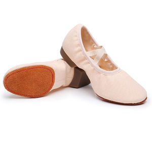 Zapatos de baile de <span class=keywords><strong>ballet</strong></span> de 2cm, zapatos de entrenamiento para mujer, zapatos de baile con suela de gamuza suave, zapatos de baile de Jazz y salsa, <span class=keywords><strong>zapatillas</strong></span> para niñas - Product Image 3
