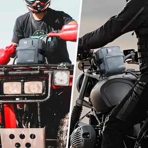 Bolsa para Cuadro de Bicicleta de Fábrica con Visera Solar, Soporte Impermeable para Teléfono, Bolsa para Manillar con Pantalla Táctil y Cubierta para Lluvia - Product Image 4