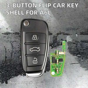 OEM รุ่น Odm A6 TY กุญแจรีโมทรถยนต์3ปุ่มรีโมทคอนโทรลอเนกประสงค์พับโลหะรหัสคงที่ - Product Image 3