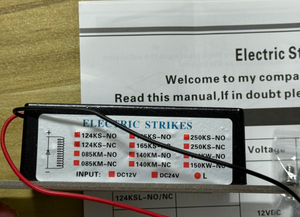 Cerradura de puerta eléctrica mejorada 2025 para sistema de Control de acceso de puerta Fail-Secure/Fail-Safe ajustable (voltaje de entrada 12VDC) - Product Image 4