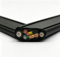 Câble d'alimentation YFFB, câble plat multiconducteurs, résistant aux plisements répétés, certifié CE LVD, pour chariots et machines portuaires, câble électrique