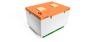 Household large <b>BATTERY</b> SAFETY BOX M for 40kWh LiFePO4 home solar <b>backup</b> energy storage <b>battery</b> pack - Product Image 3