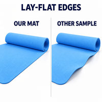 Tapis de bien-être personnalisé avec logo d'entreprise en EVA pour le fitness au bureau, le yoga, les étirements et les événements promotionnels