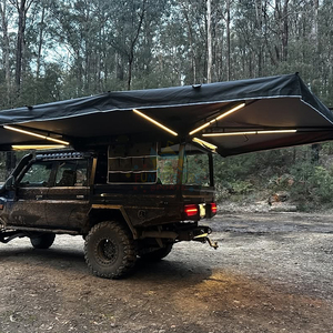 Tente de toit de voiture comparer la part 4wd tente de toit extérieure <span class=keywords><strong>camping</strong></span> 4x4 toit de voiture étanche au soleil auvent latéral rétractable à 270 degrés - Product Image 2